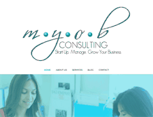 Tablet Screenshot of myobconsulting.com